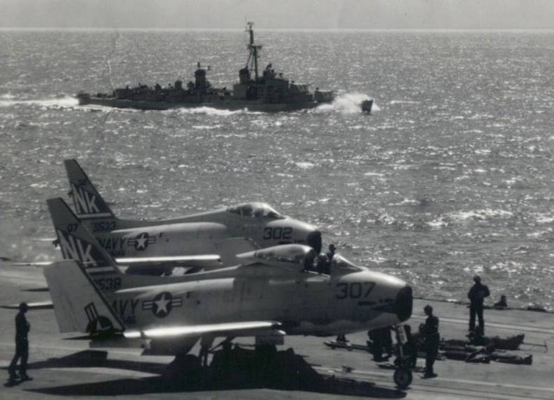 attack squadron va-146 blue diamonds fj-4b fury cvg-14 uss ranger cva 61