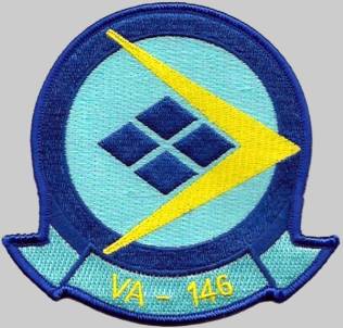 va-146 blue diamonds patch insignia crest badge attack squadron us navy atkron a-7 corsair