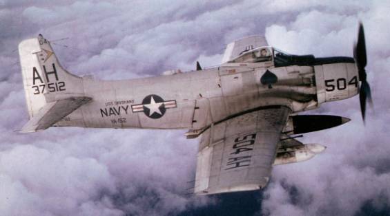 va-152 mavericks friendlies attack squadron atkron us navy skyraider skyhawk
