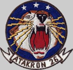 va-26 skylanchers crest insignia patch badge attack squadron us navy
