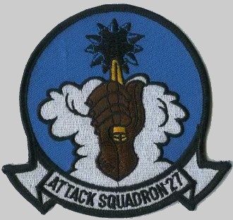 va-27 royal maces patch crest insignia badge attack squadron atkron us navy