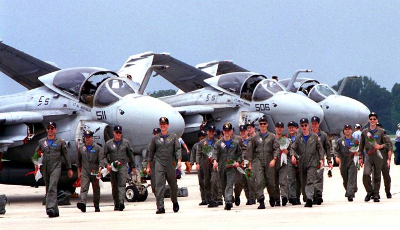 va-34 blue blasters homecoming nas oceana virginia july 1996