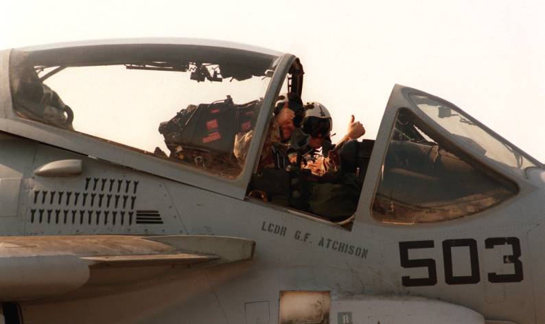 attack squadron va-35 black panthers a-6e intruder homecoming desert storm 1991 nas oceana