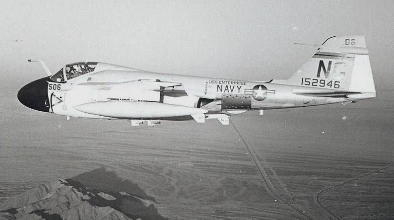 va-35 black panthers attack squadron carrier air wing cvw-9 uss enterprise cvan 65 a-6a intruder