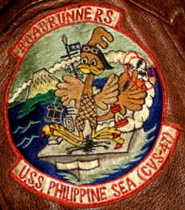 va-36 roadrunners attack squadron cruise patch uss philippine sea cvs-47