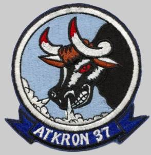 attack squadron va-37 bulls badge patch crest insignia