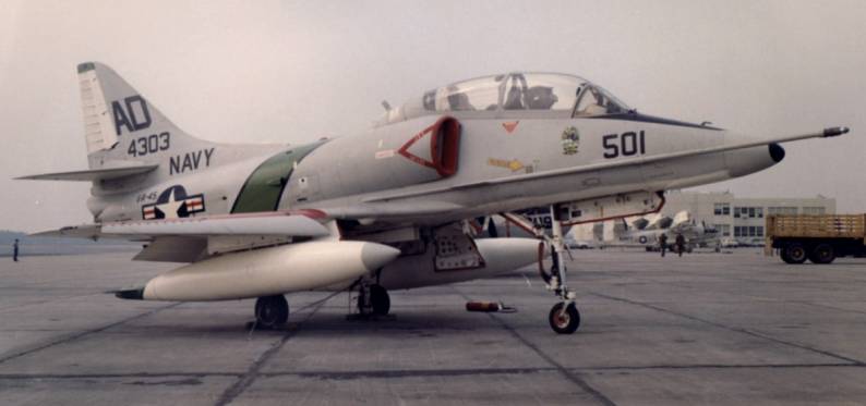 va-45 blackbirds attack squadron ta-4j skyhawk
