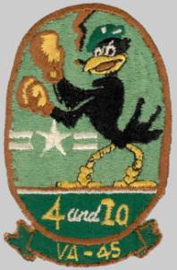 va-45 blackbirds attack squadron crest patch insignia badge