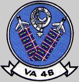 va-46 clansmen crest insignia patch badge attack squadron atkron us navy