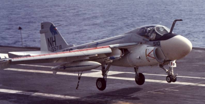 va-52 knightriders a-6a intruder carrier air wing cvw-11 uss kitty hawk cv 63