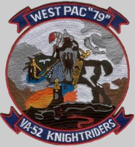 attack squadron va-52 knightriders cruise patch