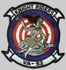 va-52 knightriders attack squadron patch crest insignia badge us navy