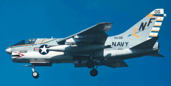 va-56 champions attack squadron atkron us navy a-7 corsair a-4 skyhawk
