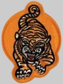 va-65 tigers crest insignia patch badge attack squadron us navy