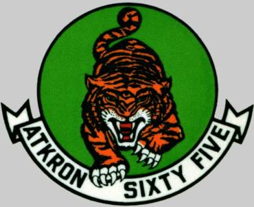 va-65 tigers crest insignia patch badge attack squadron us navy