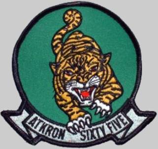 va-65 tigers attack squadron patch crest insignia badge us navy atkron