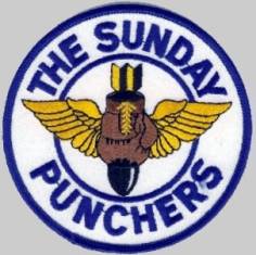 va-75 sunday punchers crest insignia patch badge attack squadron us navy