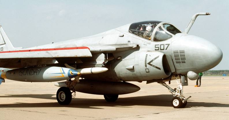 attack squadron va-75 sunday punchers a-6e intruder cvw-3 nas oceana operation desert storm shield 1991