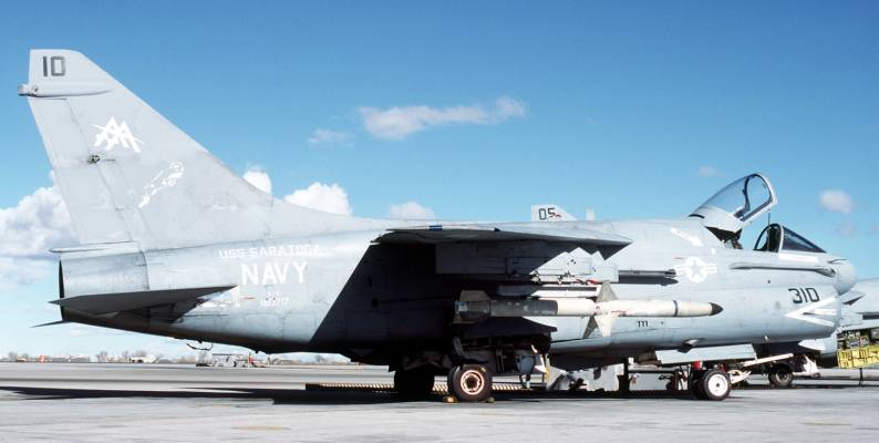 attack squadron va-83 rampagers a-7e corsair II carrier air wing cvw-17 uss saratoga cv 60