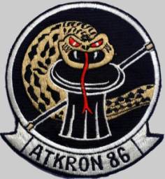 va-86 sidewinders crest insignia patch badge attack squadron atkron us navy