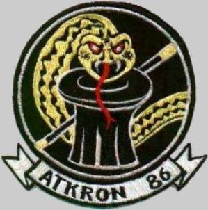 attack squadron va-86 sidewinders insignia crest patch badge