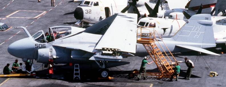 va-95 green lizards attack squadron atkron a-6e intruder cvw-11 uss abraham lincoln cvn 72