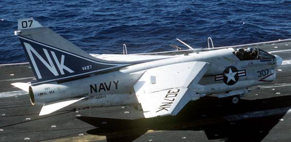 va-97 warhawks attack squadron atkron us navy a-7 corsair ii