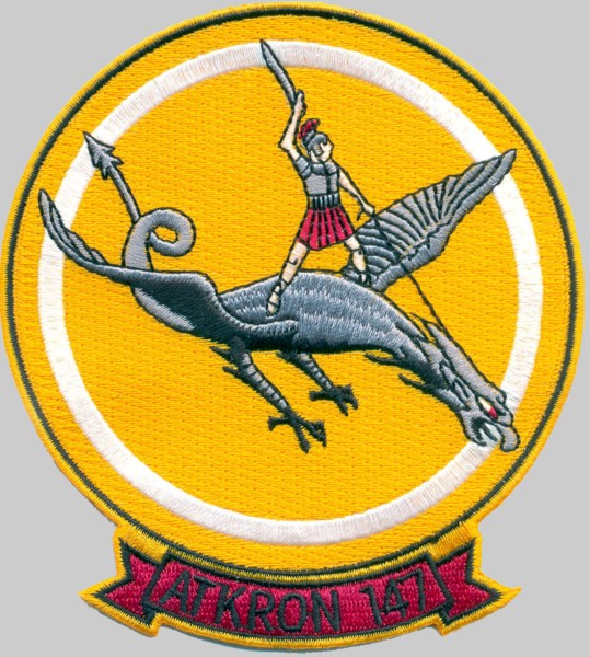 va-147 argonauts patch insignia crest badge attack squadron us navy a-7 corsair ii 04p