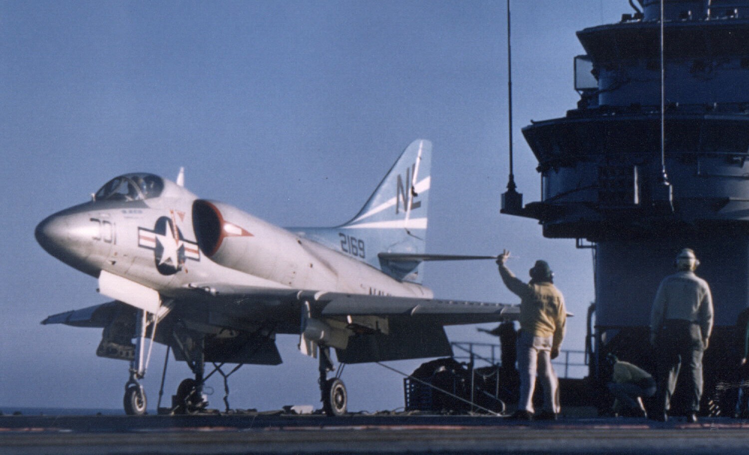 va-153 blue tail flies attack squadron navy a4d-1 skyhawk carrier air group cvg-15 uss hancock cva-19 14