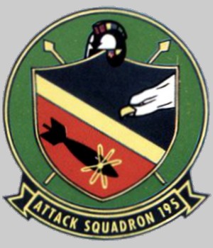 va-195 dambusters insignia crest patch badge attack squadron us navy 02c