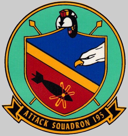 va-195 dambusters insignia crest patch badge attack squadron us navy 03c
