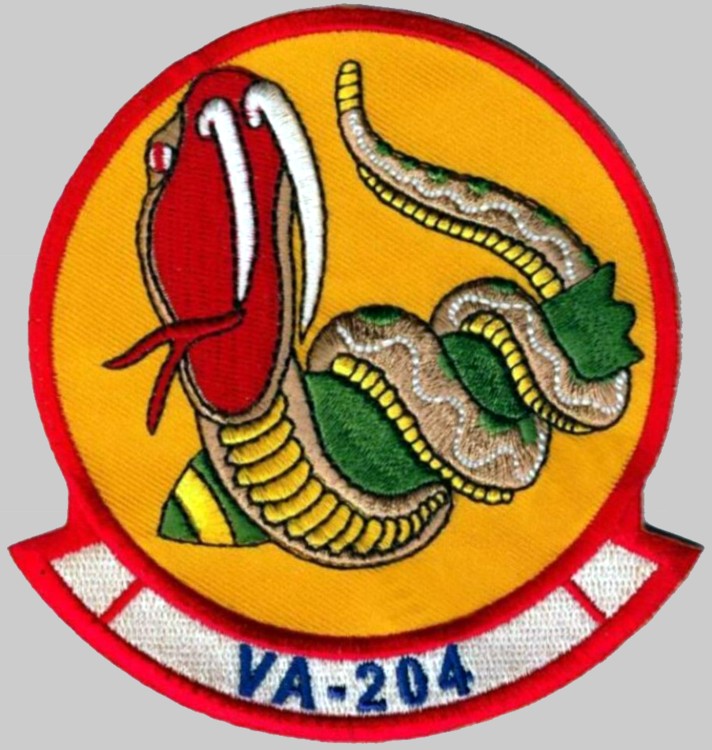 va-204 river rattlers insignia crest patch badge attack squadron us navy reserve 02x