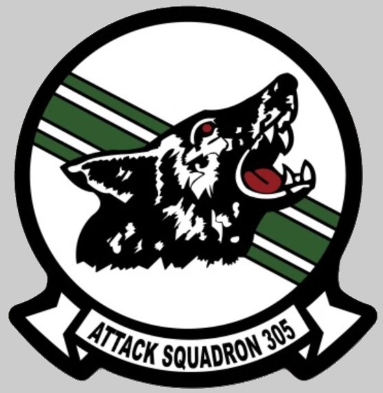 va-305 lobos insignia crest patch badge attack squadron us navy 02x