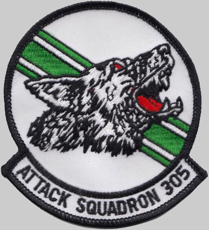 va-305 lobos insignia crest patch badge attack squadron us navy 02p