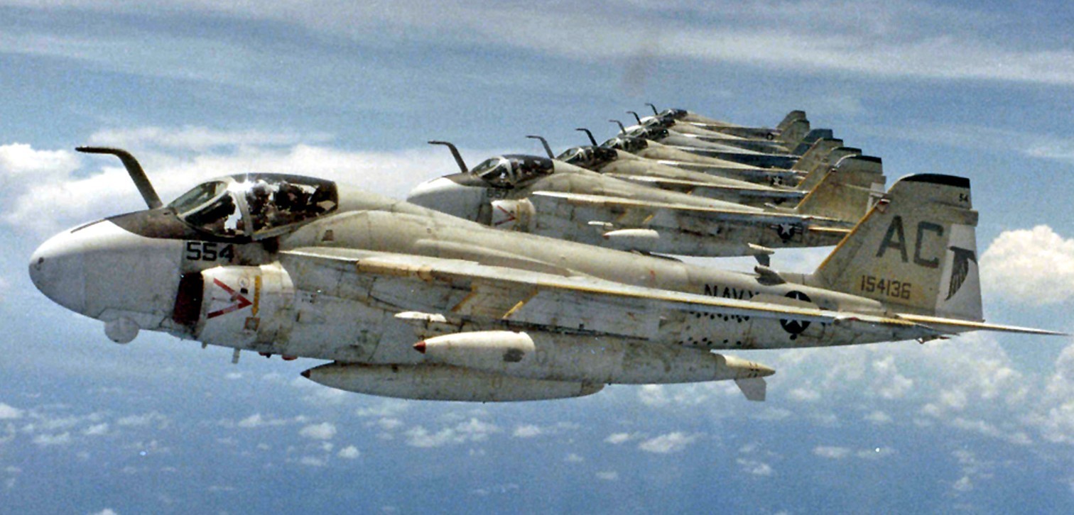 va-85 black falcons attack squadron us navy carrier air wing cvw uss america cv-66 nas oceana virginia a-6e intruder 31x