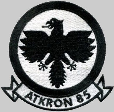 va-85 black falcons insignia crest patch badge attack squadron us navy 04x