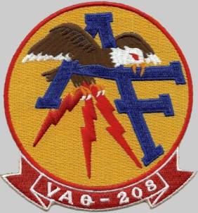 vaq-208 jockeys patch insignia crest tactical electronic warfare squadron us navy