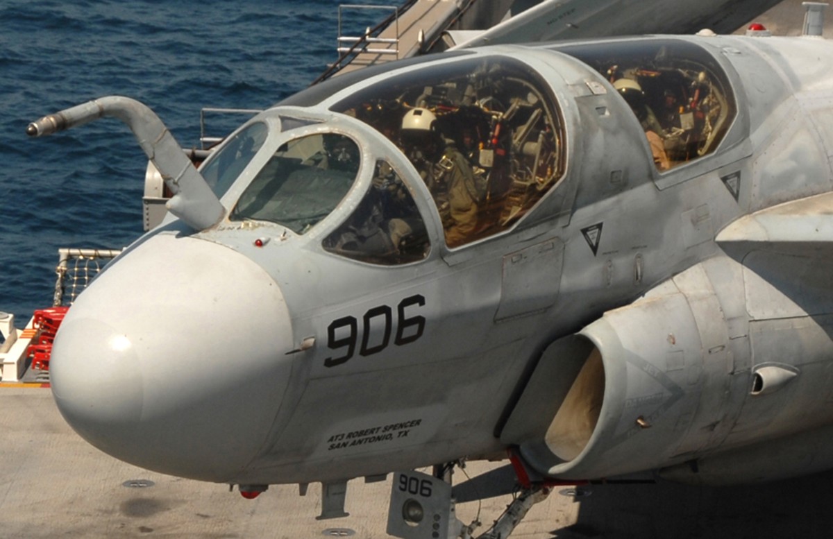 vaq-129 vikings electronic attack squadron fleet replacement frs us navy ea-6b prowler 34a cockpit view