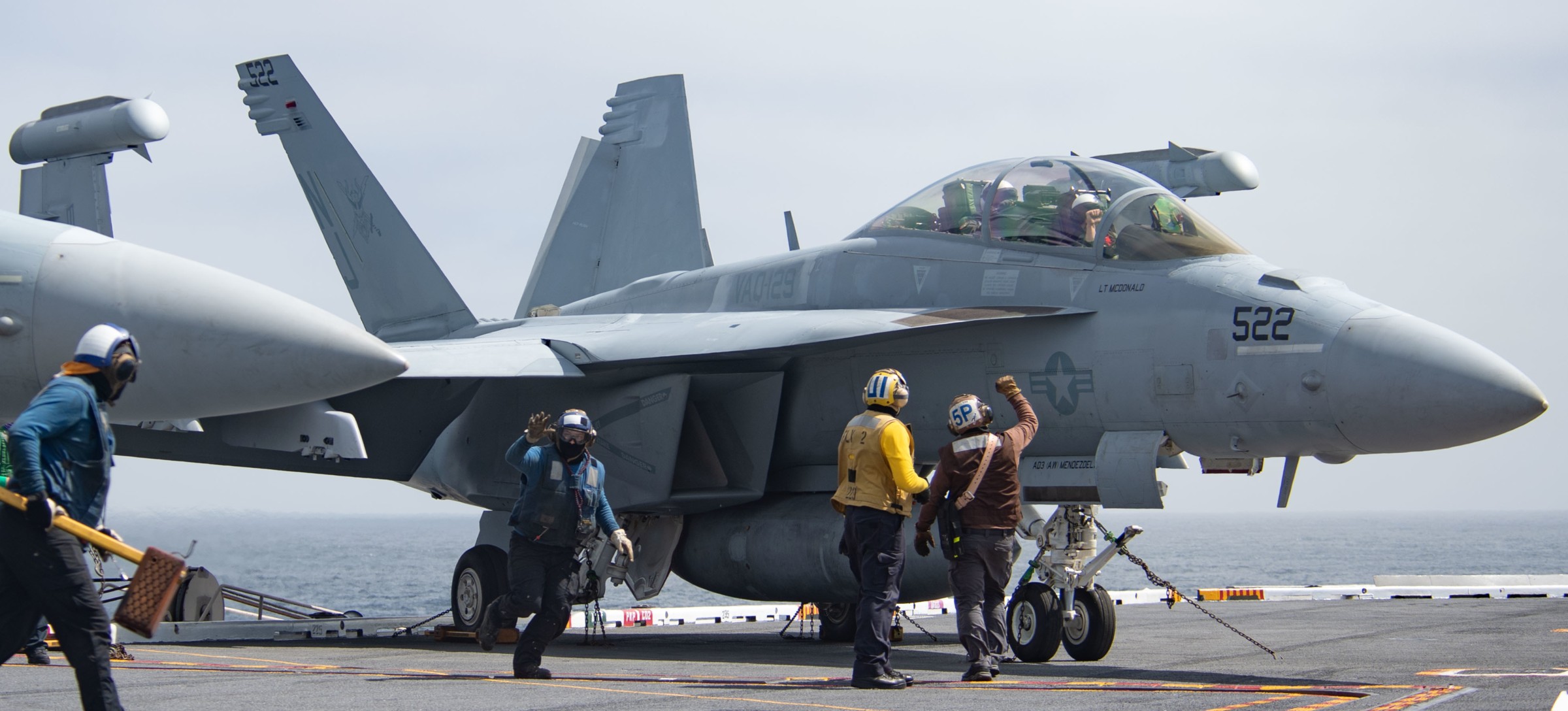 vaq-129 vikings electronic attack squadron fleet replacement frs us navy ea-18g growler 56