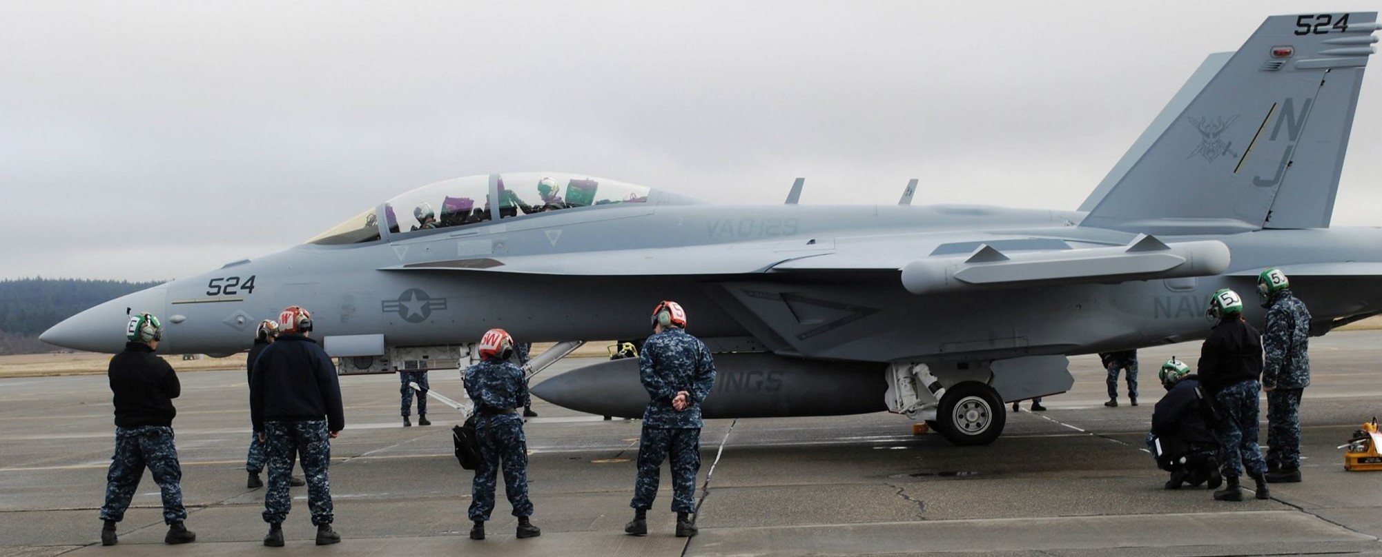 vaq-129 vikings electronic attack squadron fleet replacement frs us navy ea-18g growler 87