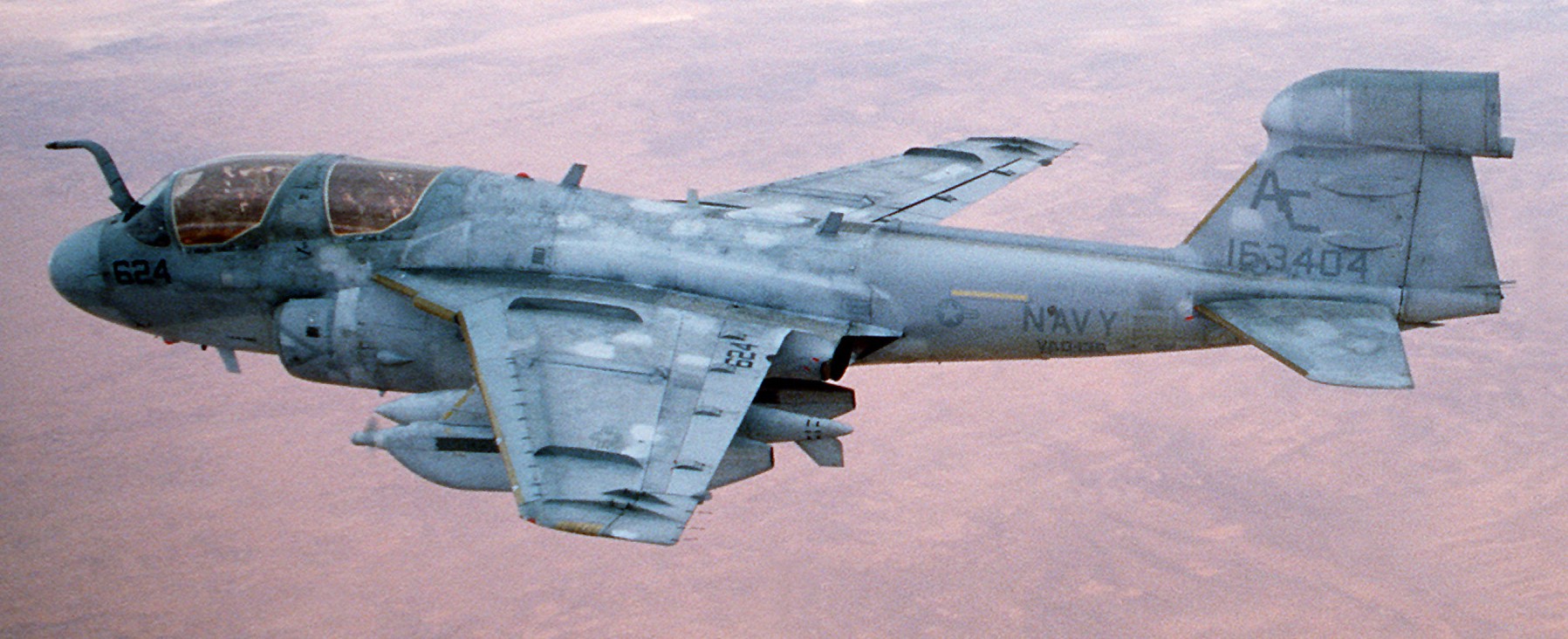 vaq-130 zappers tactical electronic warfare squadron tacelron us navy grumman ea-6b prowler aircraft carrier air wing cvw-3 uss john f. kennedy cv-67 67a