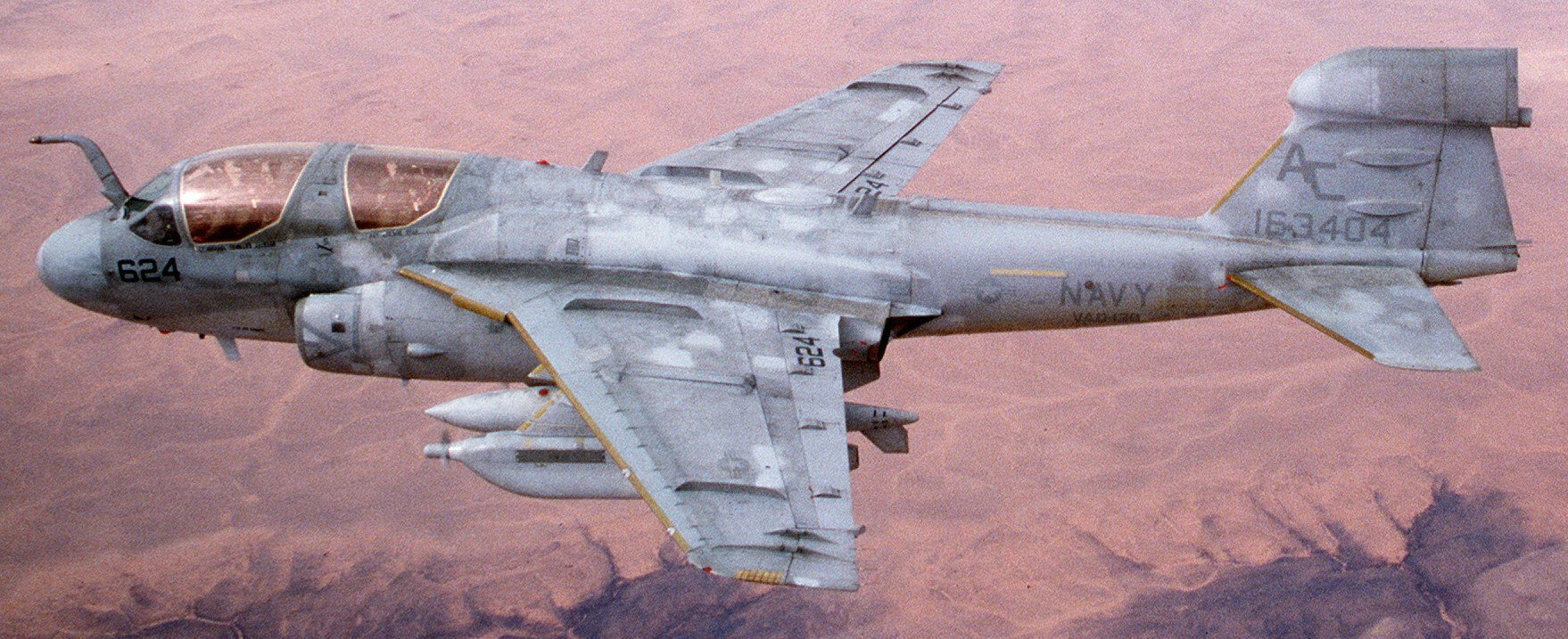vaq-130 zappers tactical electronic warfare squadron tacelron us navy grumman ea-6b prowler aircraft carrier air wing cvw-3 uss john f. kennedy cv-67 68a