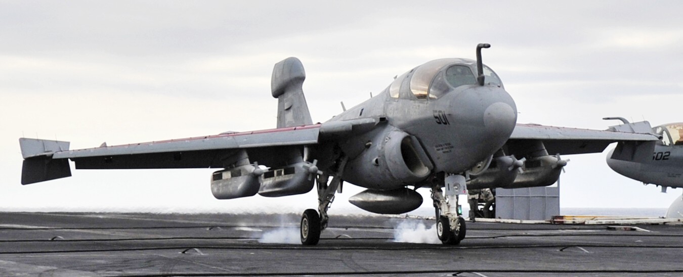 vaq-130 zappers electronic attack squadron vaqron us navy grumman ea-6b prowler aircraft carrier air wing cvw-3 uss harry s. truman cvn-75 94