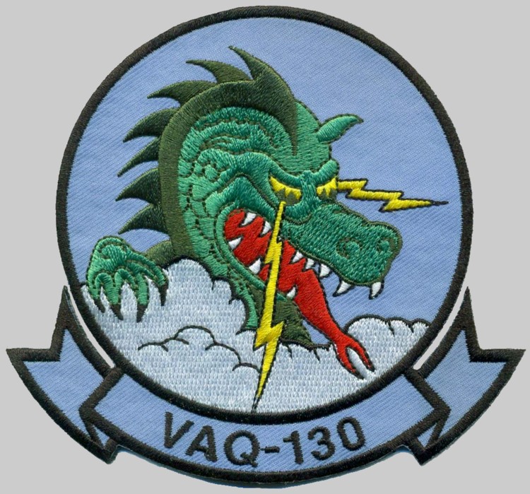 vaq-130 zappers crest patch insignia badge electronic attack squadron us navy ea-18g growler 04p