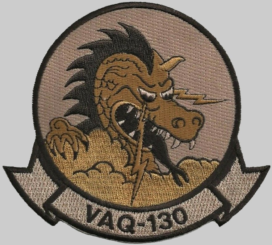 vaq-130 zappers crest patch insignia badge electronic attack squadron us navy ea-18g growler 06p