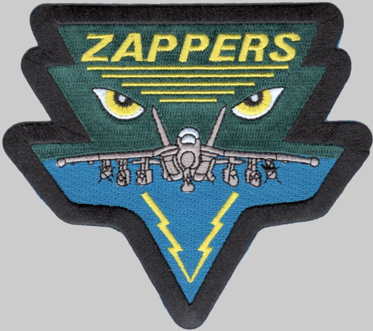 vaq-130 zappers crest patch insignia badge electronic attack squadron us navy ea-18g growler 08p