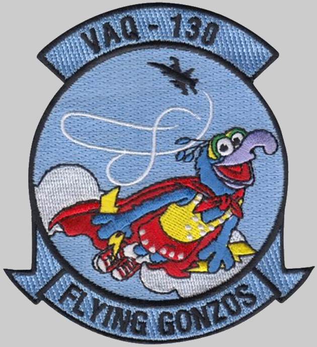 vaq-130 zappers crest patch insignia badge electronic attack squadron us navy ea-6b prowler 13p