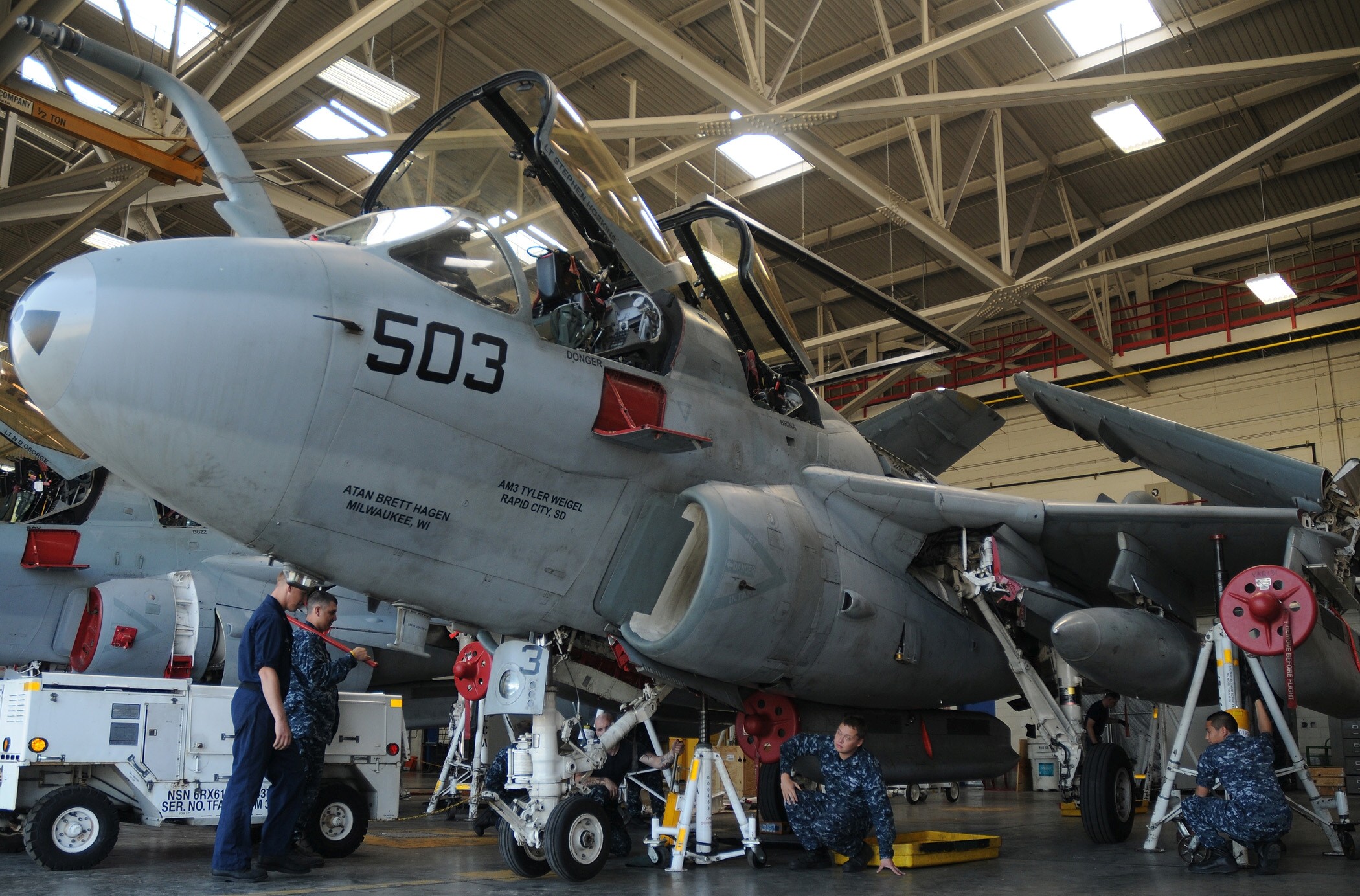 vaq-131 lancers electronic attack squadron vaqron us navy grumman ea-6b prowler nas whidbey island 11