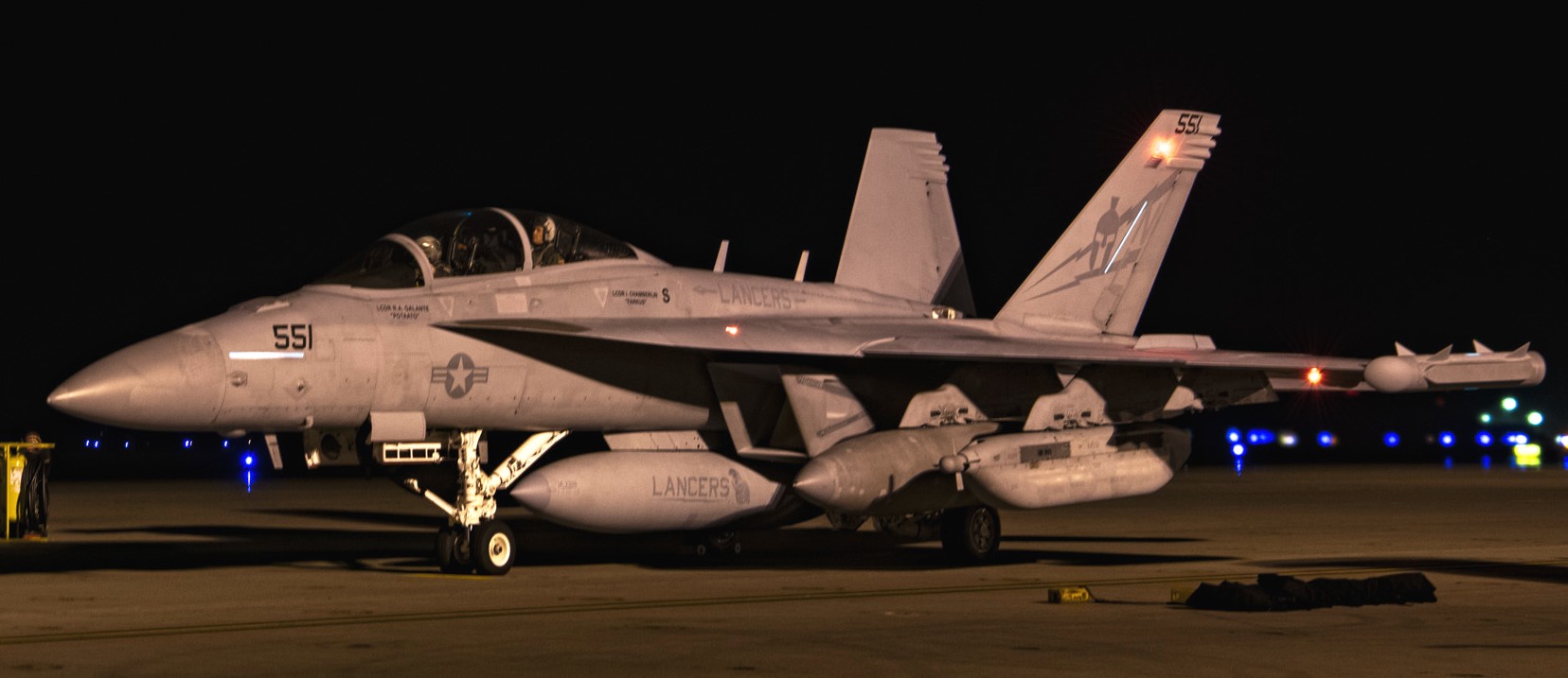 vaq-131 lancers electronic attack squadron vaqron us navy boeing ea-18g growler misawa air base japan 80