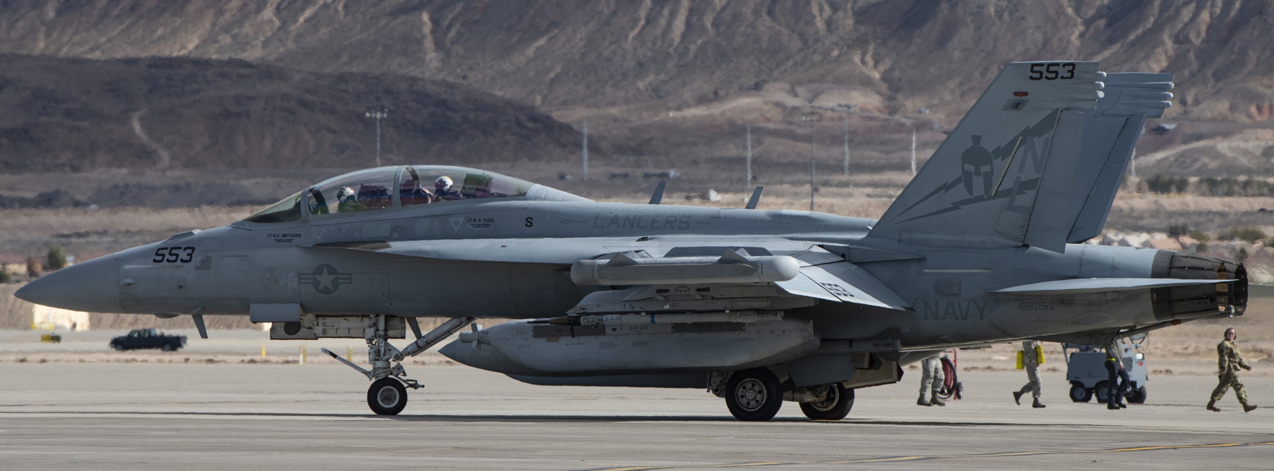 vaq-131 lancers electronic attack squadron vaqron us navy boeing ea-18g growler nellis afb nevada red flag exercise 84